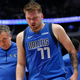 Luka Dončić suffered a strained calf on Saturday.